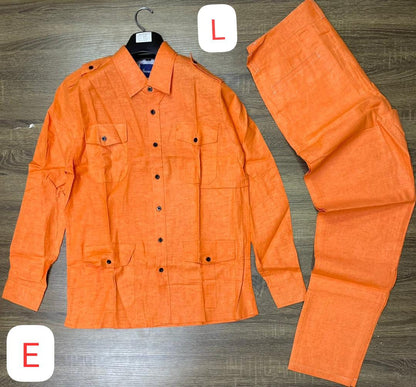 ENSEMBLE CHEMISE LIN