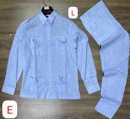 ENSEMBLE CHEMISE LIN