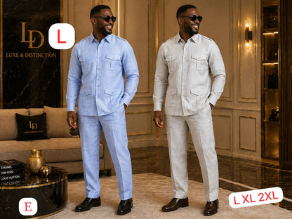 ENSEMBLE CHEMISE LIN