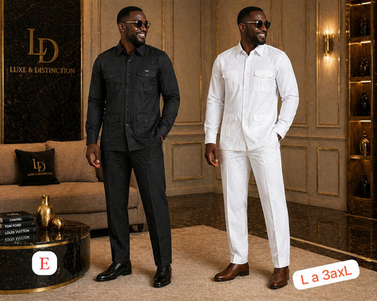 ENSEMBLE CHEMISE LIN