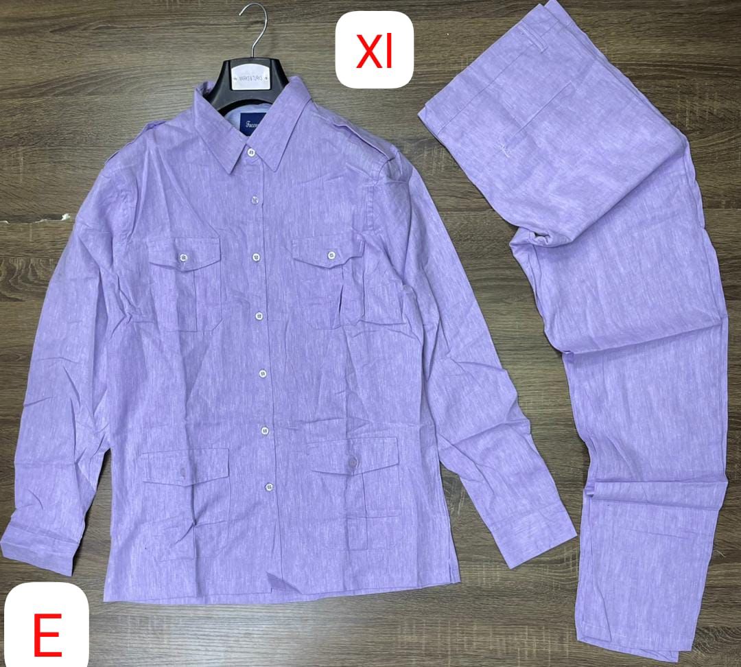 ENSEMBLE CHEMISE LIN