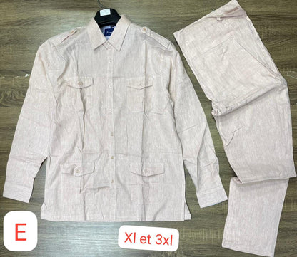 ENSEMBLE CHEMISE LIN