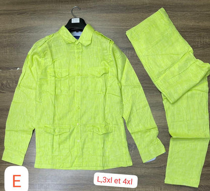 ENSEMBLE CHEMISE LIN