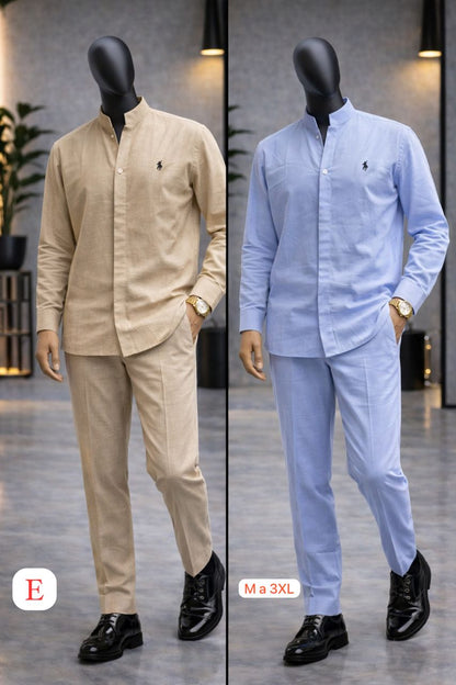 ENSEMBLE CHEMISE LIN