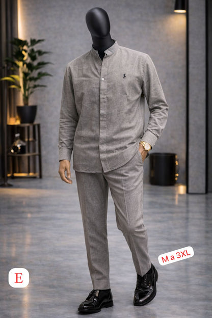 ENSEMBLE CHEMISE LIN