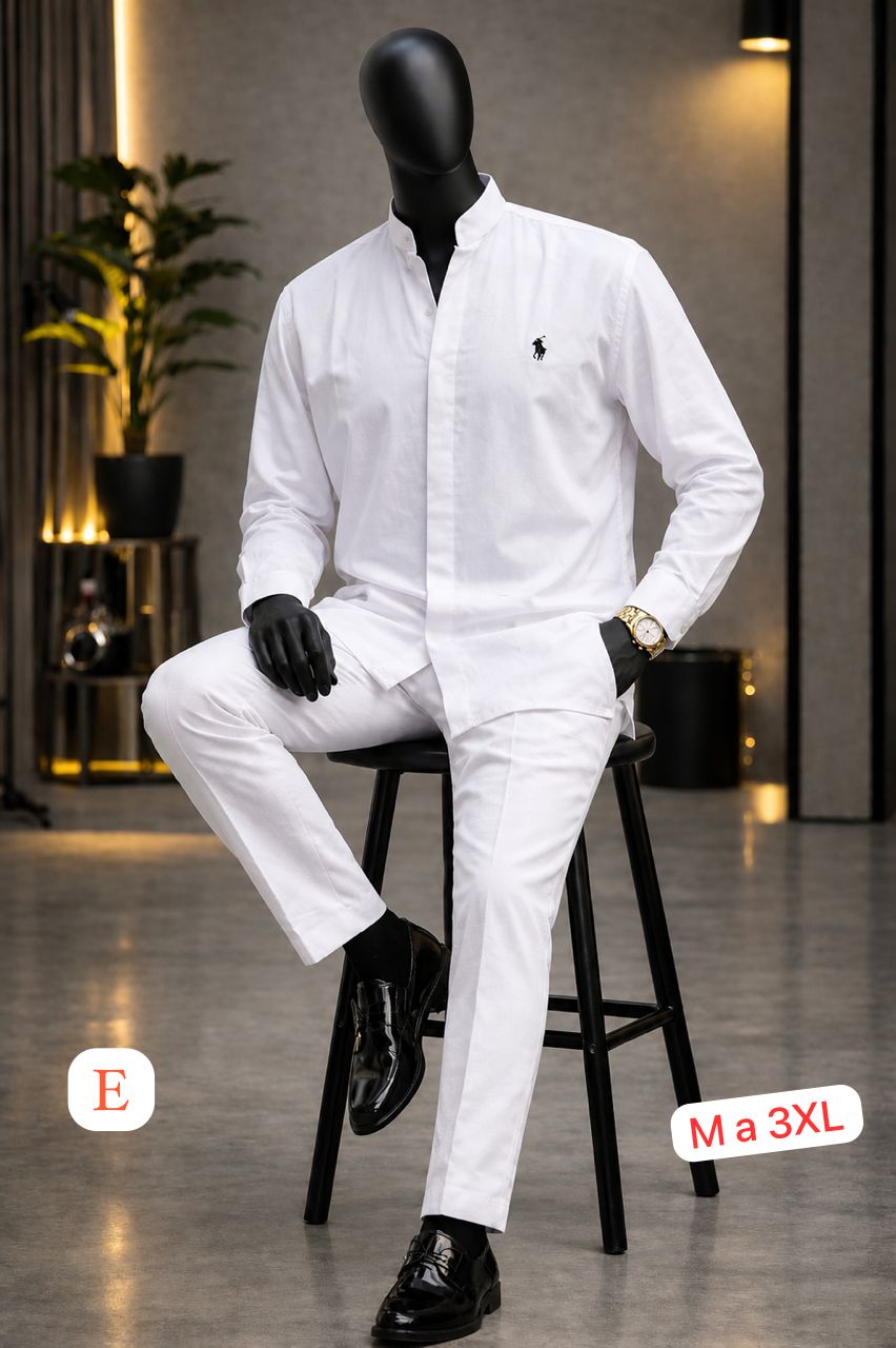 ENSEMBLE CHEMISE LIN