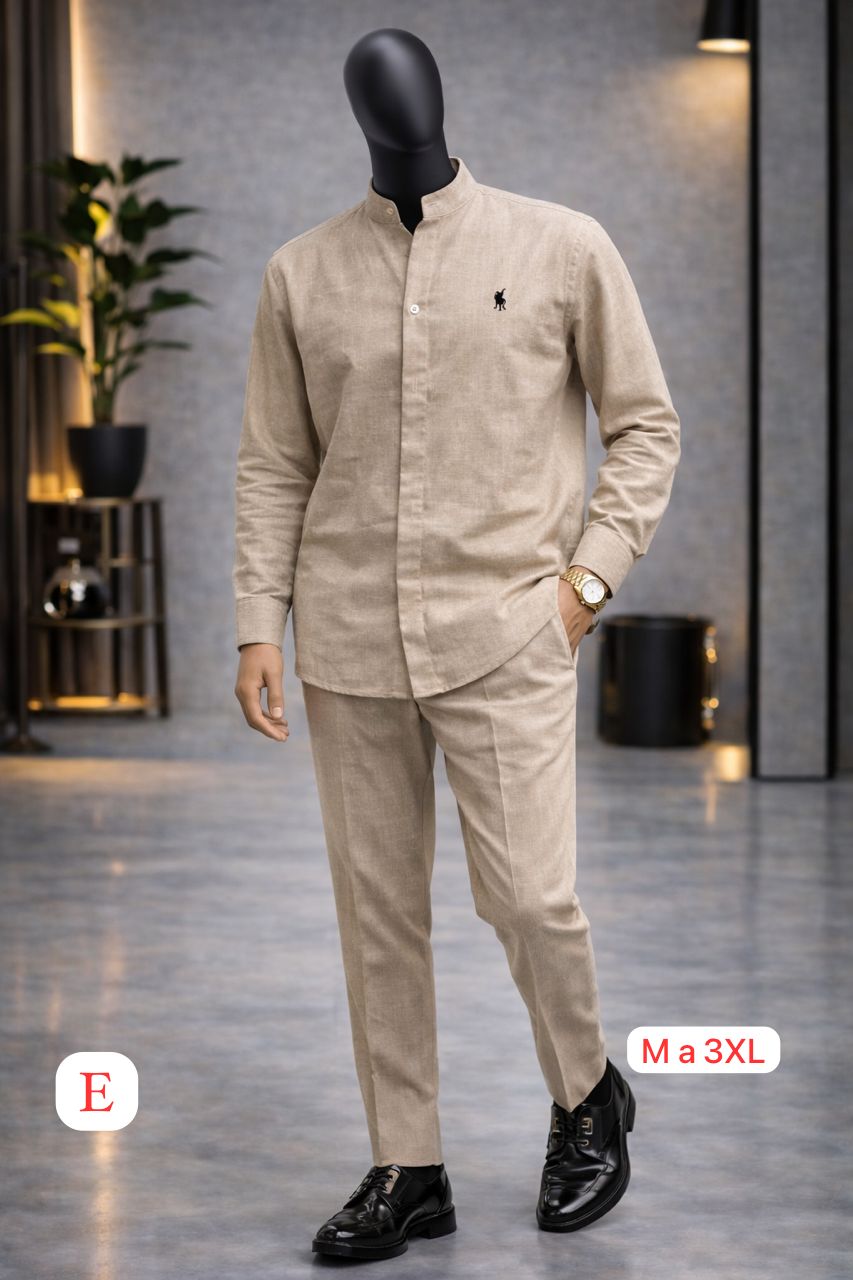 ENSEMBLE CHEMISE LIN