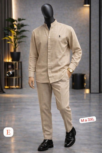 ENSEMBLE CHEMISE LIN